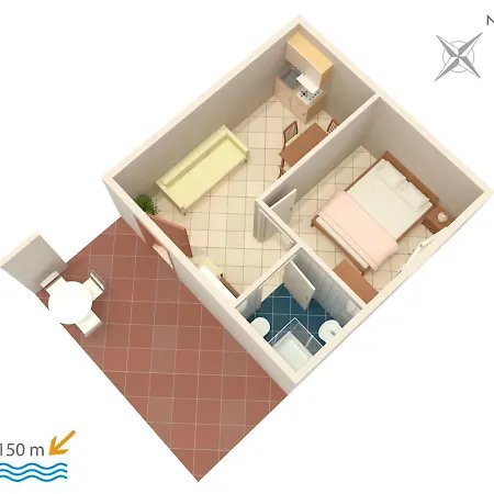 Apartments By The Sea Vis - 2470 Apartment Vis