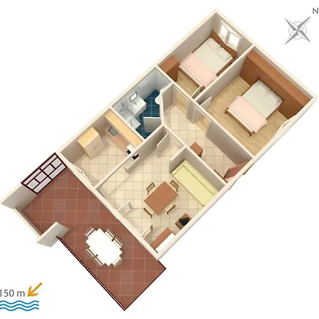 Apartment Apartments By The Sea Vis - 2470 Vis